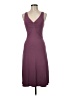 Three Dots Solid Burgundy Cocktail Dress Size M - photo 1
