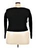 ELOQUII Black Long Sleeve Top Size 22 - 24 Plus - photo 2