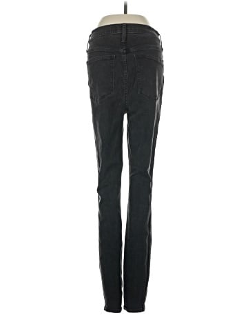 Madewell Tall 10" High-Rise Skinny Jeans in Black Frost (view 2)