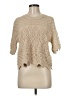 Splendid 100% Cotton Tan Pullover Sweater Size M - photo 1