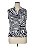 Jones Studio Blue Sleeveless Blouse Size XL - photo 1