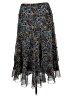 Ruby Rd. 100% Polyester Print Blue Casual Skirt Size 14 (petite) - photo 2