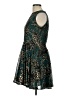 Maison Jules 100% Polyester Animal Print Teal Cocktail Dress Size L - photo 5