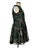 Maison Jules 100% Polyester Animal Print Teal Cocktail Dress Size L - photo 4