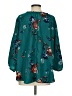 Target 100% Polyester Teal 3/4 Sleeve Blouse Size 2 - photo 2