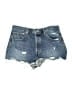 Levi's 100% Cotton Stars Blue Denim Shorts Size 32 waist - photo 1