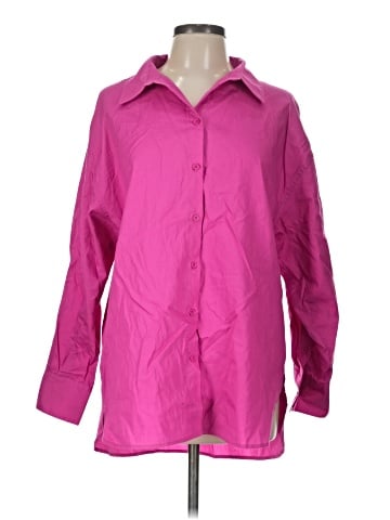 Forever 21 3/4 Sleeve Button-Down Shirt (view 1)