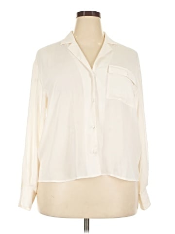 Worthington Long Sleeve Blouse (view 1)