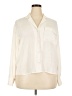 Worthington 100% Polyester Ivory Long Sleeve Blouse Size XXL - photo 1