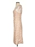 Shein 100% Polyester Floral Tan Cocktail Dress Size XS - photo 5