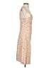 Shein 100% Polyester Floral Tan Cocktail Dress Size XS - photo 4