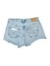 Levi's 100% Cotton Blue Denim Shorts Size 31 waist - photo 2