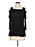 Clara Sun Woo Black 3/4 Sleeve Top Size L - photo 1