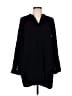 DKNY Black Long Sleeve Blouse Size L - photo 1