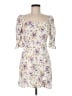 Blue Rain Floral Ivory Cocktail Dress Size M - photo 1
