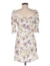 Blue Rain Floral Ivory Cocktail Dress Size M - photo 2