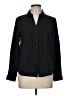 H&M 100% Polyester Black Long Sleeve Blouse Size 8 - photo 1
