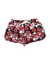 Unbranded 100% Polyester Floral Red Athletic Shorts Size 28 waist (estimated) - photo 1