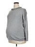 Topshop 100% Cotton Silver Pullover Sweater Size 6 Maternity - photo 1