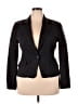 Barry Bricken Houndstooth Black Gray Blazer Size 14 - photo 1