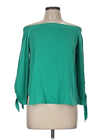 Design Lab Lord & Taylor 3/4 Sleeve Blouse (view 1)