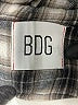 BDG 100% Cotton Plaid Gray Jacket Size S - photo 6