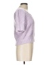 Happily Grey Purple Short Sleeve Turtleneck Size L - photo 4
