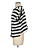 Maeve Stripes Black Short Sleeve Blouse Size XS - photo 5