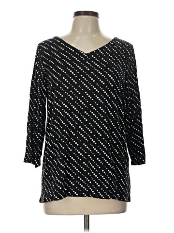 Chico's 3/4 Sleeve T-Shirt (view 1)