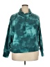Gap 100% Polyester Tie-dye Teal Pullover Sweater Size 2X - photo 1