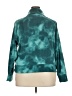 Gap 100% Polyester Tie-dye Teal Pullover Sweater Size 2X - photo 2