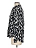 MNG Print Black Long Sleeve Blouse Size 8 - photo 5