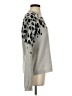 Saks Fifth Avenue 100% Cashmere Animal Print Silver Cashmere Pullover Sweater Size S - photo 4
