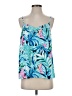 Lilly Pulitzer 100% Polyester Blue Sleeveless Blouse Size S - photo 1