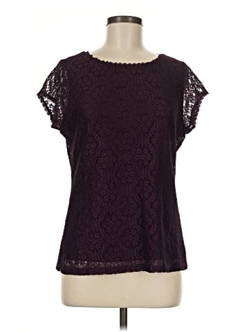 Karl Lagerfeld Paris Short Sleeve Top (view 1)