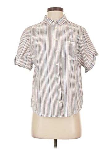 Madewell Chronicle Shirt in Rainbow Stripe (view 1)