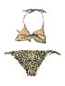 J.Crew Animal Print Tan Two Piece Swimsuit Size S (estimated) - photo 2