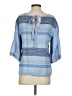 Cloth & Stone Blue Short Sleeve Top Size XS - photo 2