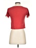 Topshop Red Short Sleeve T-Shirt Size 4 - photo 2