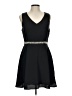 One Clothing 100% Polyester Solid Black Cocktail Dress Size L - photo 1