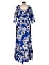 Eliza J 100% Polyester Blue Casual Dress Size 12 - photo 2