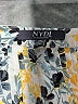 NYDJ 100% Polyester Floral Yellow 3/4 Sleeve Blouse Size M - photo 7