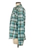Marmot 100% Polyester Plaid Teal Long Sleeve Blouse Size M - photo 5