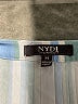 NYDJ 100% Polyester Stripes Blue 3/4 Sleeve Blouse Size M - photo 7