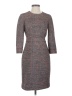 J.Crew 100% Polyester Tweed Gray Casual Dress Size 4 - photo 1