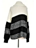 Brave Soul 100% Acrylic Color Block White Pullover Sweater Size S - photo 2