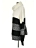 Brave Soul 100% Acrylic Color Block White Pullover Sweater Size S - photo 5