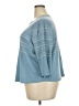 Covington 100% Cotton Blue Cardigan Size 24 - 26 Plus - photo 5