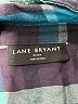 Lane Bryant 100% Rayon Plaid Blue Teal 3/4 Sleeve Button-Down Shirt Size 22 - 24 Plus - photo 7