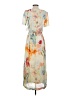 Karin Stevens Floral Ivory Cocktail Dress Size S (estimated) - photo 2